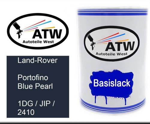 Land-Rover, Portofino Blue Pearl, 1DG / JIP / 2410: 500ml Lackdose, von ATW Autoteile West.